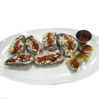 ostiones preparados LIMPIOS